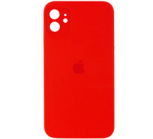 Чохол для смартфона Silicone Full Case AA Camera Protect for Apple iPhone 12 11,Red