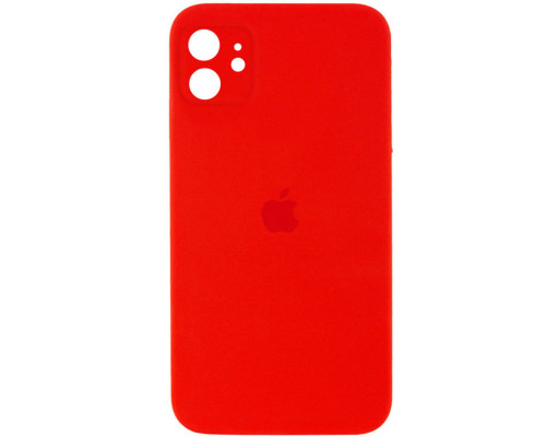 Чохол для смартфона Silicone Full Case AA Camera Protect for Apple iPhone 12 11,Red