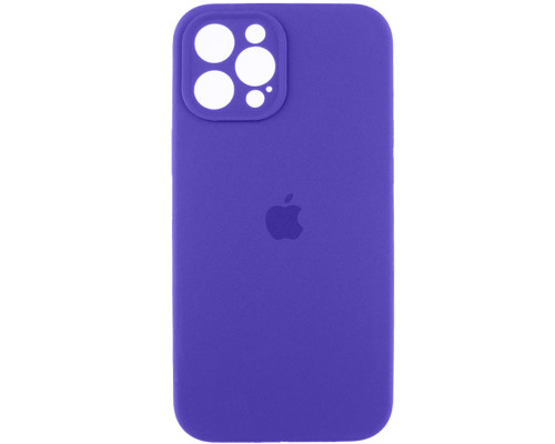 Чохол для смартфона Silicone Full Case AA Camera Protect for Apple iPhone 12 Pro 22,Dark Purple