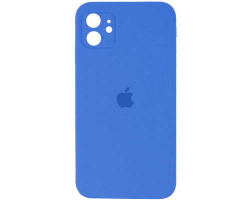 Чохол для смартфона Silicone Full Case AA Camera Protect for Apple iPhone 12 3,Royal Blue