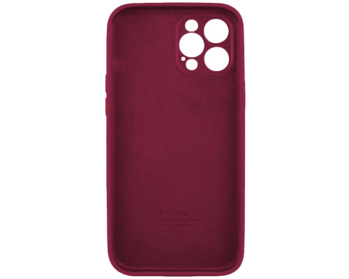 Чохол для смартфона Silicone Full Case AA Camera Protect for Apple iPhone 12 Pro 47,Plum