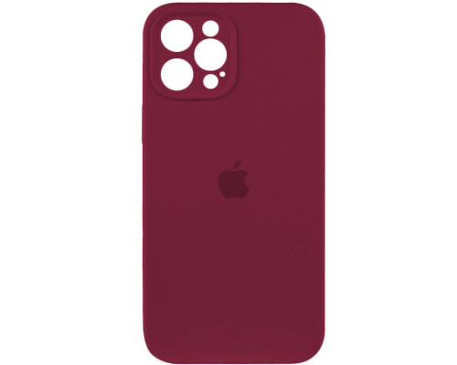 Чохол для смартфона Silicone Full Case AA Camera Protect for Apple iPhone 12 Pro 47,Plum