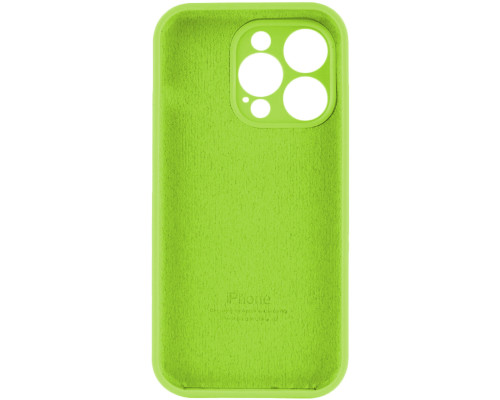 Чохол для смартфона Silicone Full Case AA Camera Protect for Apple iPhone 14 Pro 24,Shiny Green