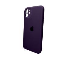 Чохол для смартфона Silicone Full Case AA Camera Protect for Apple iPhone 11 кругл 59,Berry Purple