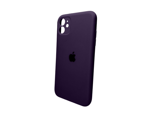 Чохол для смартфона Silicone Full Case AA Camera Protect for Apple iPhone 11 кругл 59,Berry Purple