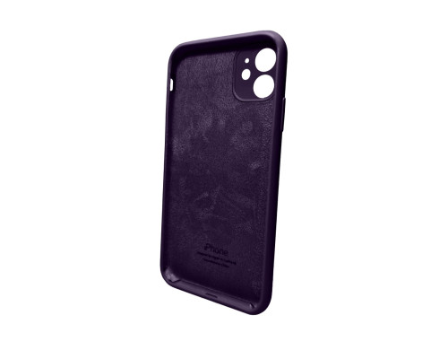 Чохол для смартфона Silicone Full Case AA Camera Protect for Apple iPhone 11 кругл 59,Berry Purple