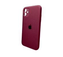 Чохол для смартфона Silicone Full Case AA Camera Protect for Apple iPhone 11 Pro Max кругл 47,Plum