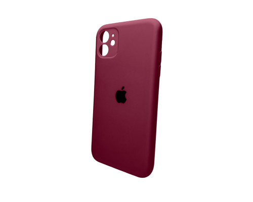 Чохол для смартфона Silicone Full Case AA Camera Protect for Apple iPhone 11 Pro Max кругл 47,Plum