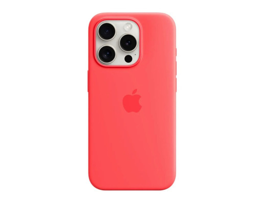 Чохол для смартфона Silicone Full Case AAA MagSafe IC for iPhone 15 Pro Guava