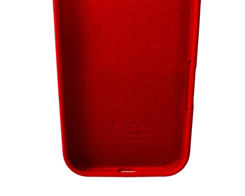 Чохол для смартфона Silicone Full Case AA Open Cam for Apple iPhone 16 11,Red