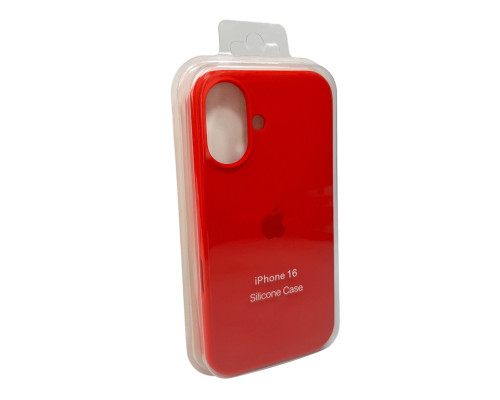 Чохол для смартфона Silicone Full Case AA Open Cam for Apple iPhone 16 11,Red