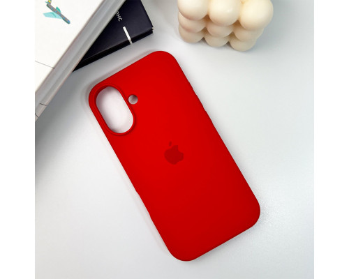 Чохол для смартфона Silicone Full Case AA Open Cam for Apple iPhone 16 11,Red