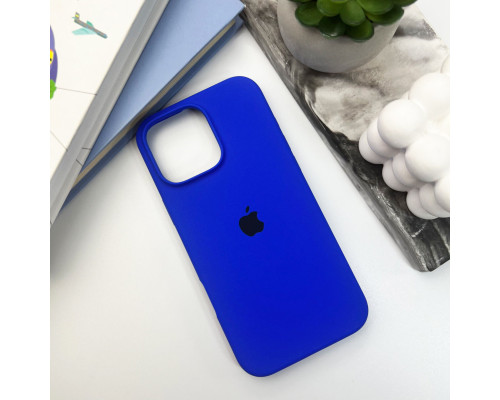 Чохол для смартфона Silicone Full Case AA Open Cam for Apple iPhone 16 Pro 45,Shiny Blue