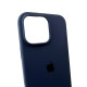 Чохол для смартфона Silicone Full Case AA Open Cam for Apple iPhone 16 Pro 7,Dark Blue