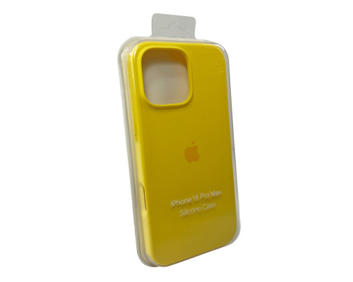 Чохол для смартфона Silicone Full Case AA Open Cam for Apple iPhone 16 Pro Max 56,Sunny Yellow