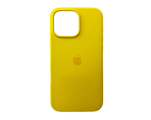 Чохол для смартфона Silicone Full Case AA Open Cam for Apple iPhone 16 Pro Max 56,Sunny Yellow