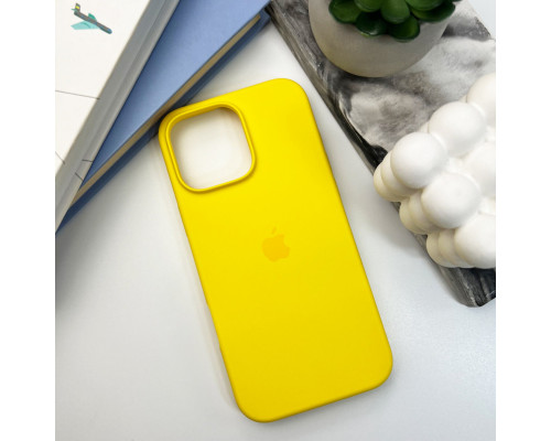 Чохол для смартфона Silicone Full Case AA Open Cam for Apple iPhone 16 Pro Max 56,Sunny Yellow