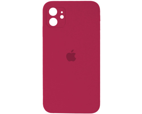 Чохол для смартфона Silicone Full Case AA Camera Protect for Apple iPhone 11 35,Maroon