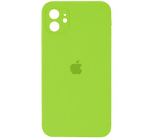 Чохол для смартфона Silicone Full Case AA Camera Protect for Apple iPhone 12 24,Shiny Green