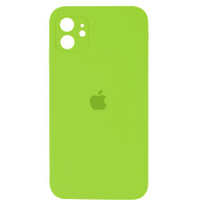 Чохол для смартфона Silicone Full Case AA Camera Protect for Apple iPhone 12 24,Shiny Green