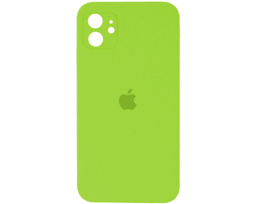 Чохол для смартфона Silicone Full Case AA Camera Protect for Apple iPhone 12 24,Shiny Green