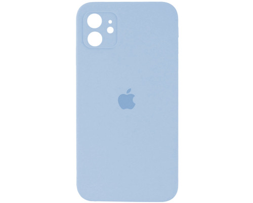 Чохол для смартфона Silicone Full Case AA Camera Protect for Apple iPhone 12 27,Mist Blue