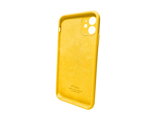 Чохол для смартфона Silicone Full Case AA Camera Protect for Apple iPhone 11 кругл 56,Sunny Yellow