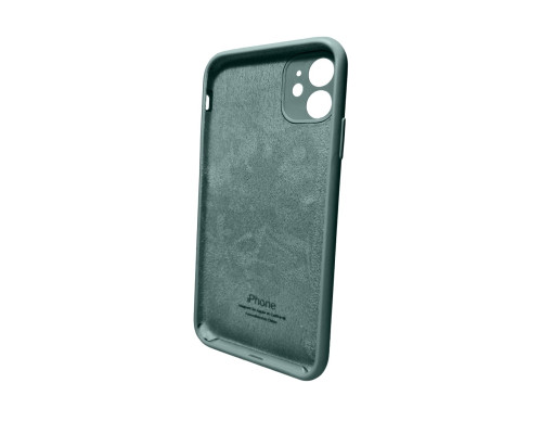 Чохол для смартфона Silicone Full Case AA Camera Protect for Apple iPhone 11 Pro Max кругл 46,Pine Green