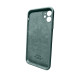 Чохол для смартфона Silicone Full Case AA Camera Protect for Apple iPhone 11 Pro Max кругл 46,Pine Green