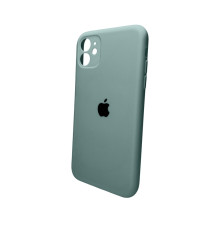 Чохол для смартфона Silicone Full Case AA Camera Protect for Apple iPhone 11 Pro Max кругл 46,Pine Green