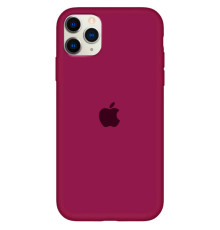 Чохол для смартфона Silicone Full Case AA Open Cam for Apple iPhone 11 Pro Max кругл 35,Maroon