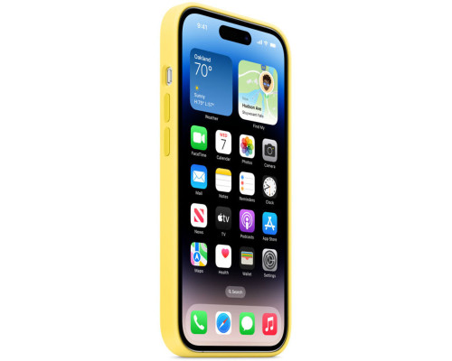 Чохол для смартфона Silicone Full Case AAA MagSafe IC for iPhone 14 Pro Canary Yellow