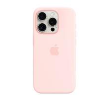 Чохол для смартфона Silicone Full Case AAA MagSafe IC for iPhone 15 Pink