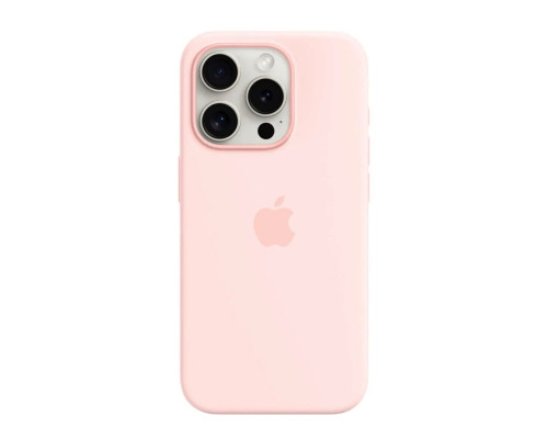 Чохол для смартфона Silicone Full Case AAA MagSafe IC for iPhone 15 Pink