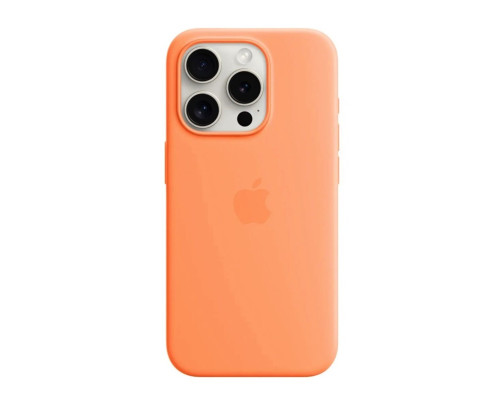 Чохол для смартфона Silicone Full Case AAA MagSafe IC for iPhone 15 Pro Max Orange