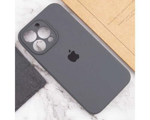 Чохол для смартфона Silicone Full Case AA Camera Protect for Apple iPhone 16 Pro Max 12,Dark Grey