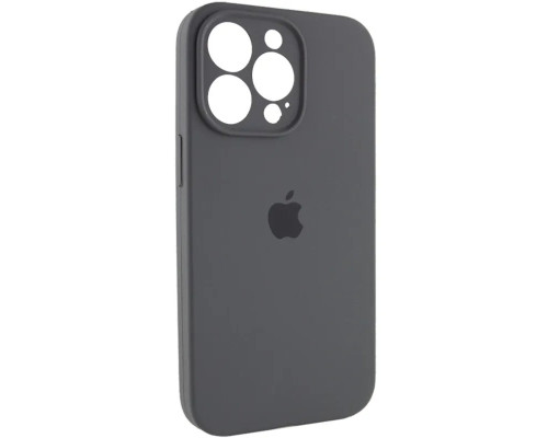 Чохол для смартфона Silicone Full Case AA Camera Protect for Apple iPhone 16 Pro Max 12,Dark Grey