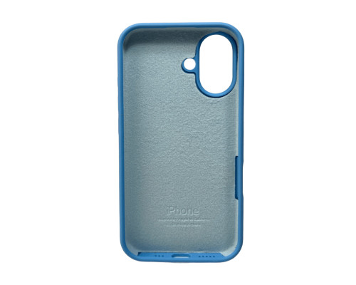 Чохол для смартфона Silicone Full Case AA Open Cam for Apple iPhone 16 49,Cornflower