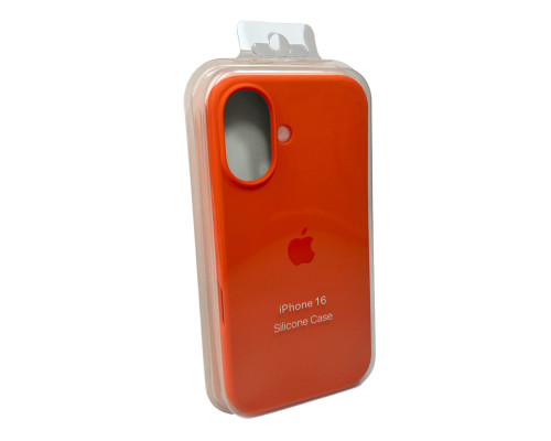 Чохол для смартфона Silicone Full Case AA Open Cam for Apple iPhone 16 52,Orange