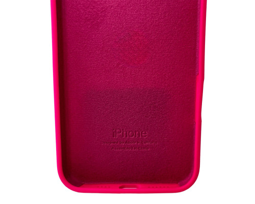 Чохол для смартфона Silicone Full Case AA Open Cam for Apple iPhone 16 Pro 23,Shiny Pink