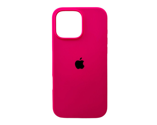 Чохол для смартфона Silicone Full Case AA Open Cam for Apple iPhone 16 Pro 23,Shiny Pink