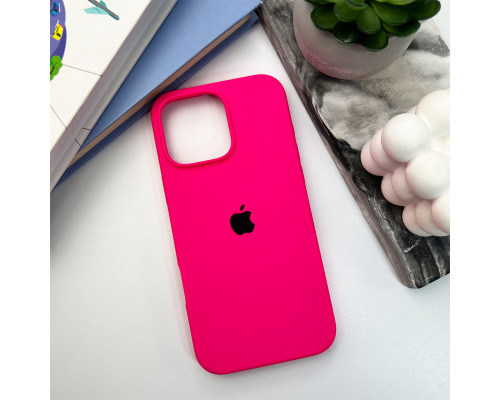 Чохол для смартфона Silicone Full Case AA Open Cam for Apple iPhone 16 Pro 23,Shiny Pink