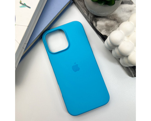 Чохол для смартфона Silicone Full Case AA Open Cam for Apple iPhone 16 Pro 38,Surf Blue