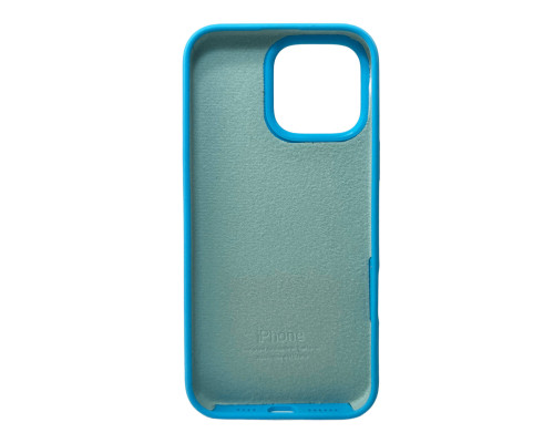 Чохол для смартфона Silicone Full Case AA Open Cam for Apple iPhone 16 Pro 38,Surf Blue