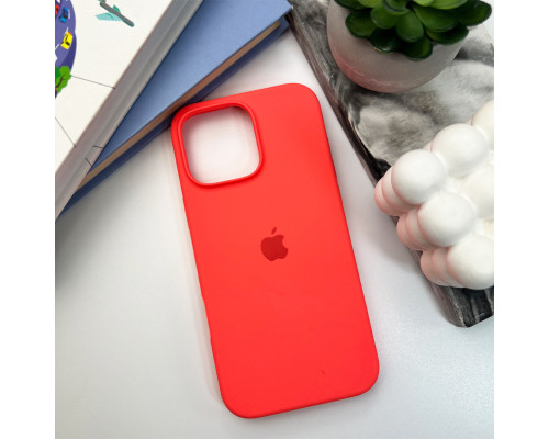 Чохол для смартфона Silicone Full Case AA Open Cam for Apple iPhone 16 Pro Max 18,Peach