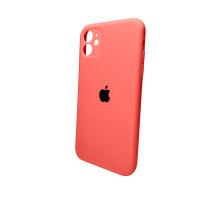 Чохол для смартфона Silicone Full Case AA Camera Protect for Apple iPhone 11 кругл 18,Peach