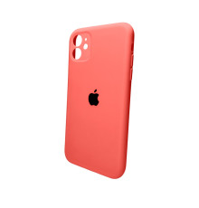 Чохол для смартфона Silicone Full Case AA Camera Protect for Apple iPhone 11 кругл 18,Peach