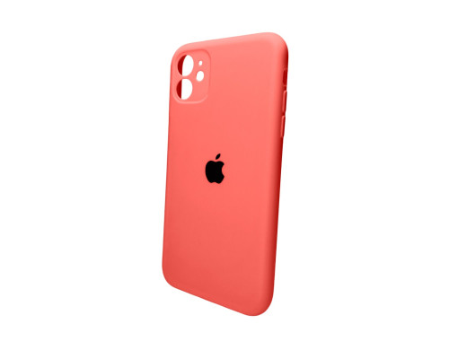 Чохол для смартфона Silicone Full Case AA Camera Protect for Apple iPhone 11 кругл 18,Peach