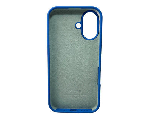 Чохол для смартфона Silicone Full Case AA Open Cam for Apple iPhone 16 3,Royal Blue