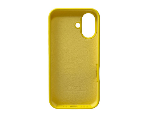 Чохол для смартфона Silicone Full Case AA Open Cam for Apple iPhone 16 56,Sunny Yellow